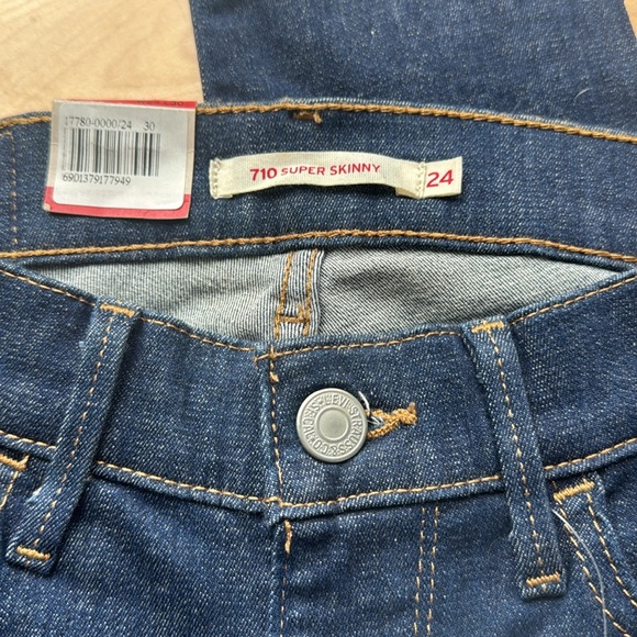 NWT Levi’s 710 super skinny jeans - Picture 5 of 6